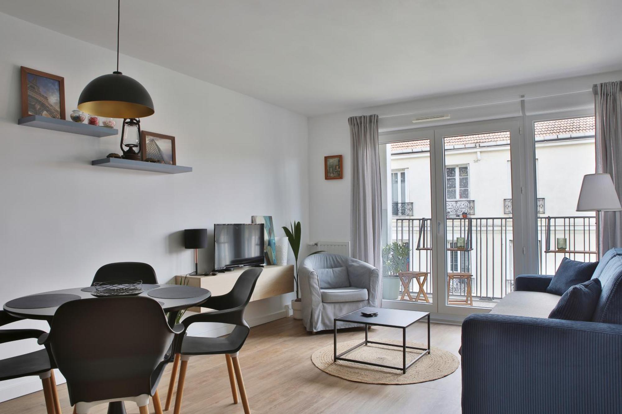 "Starry In So" 47M2, Lits Jumeaux, Parking Gratuit, Rue Calme Et Arboree, Metro 10 Min, Stade De France 24Min A Pied Saint-Ouen  Buitenkant foto